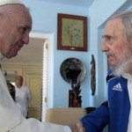 پاپ به خانه فیدل کاسترو رفت