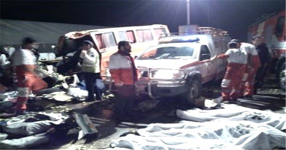 دریک رویداد ترافیکی در پایتخت ایران ۱۹ افغان جان باختند