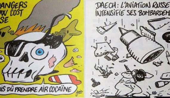 روسیه: انتشار کارتون شارلی ابدو توهین به مقدسات ما است