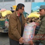 برای خانواده‌های شهدای پولیس در ولایت غور مواد اولیه توزیع شد