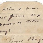 دست نوشته ویکتور هوگو در حمایت از بینوایان حراج شد