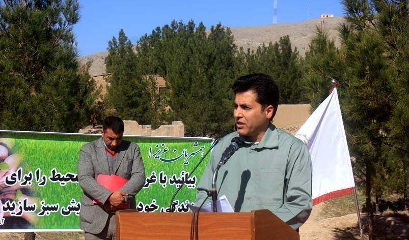 آغاز برنامه نهال‌شانی در هرات