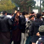 اعتراض باشندگان کرخ در مقابل درب ولایت هرات