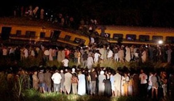 حادثه قطار در مصر ۷۰ زخمی برجا گذاشت