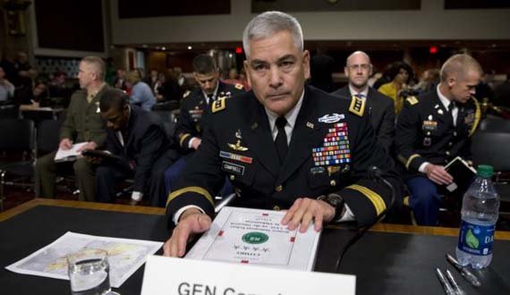 کمبل خواستار افزایش اختیارات نظامیان آمریکایی در افغانستان شد