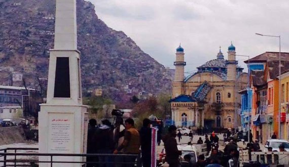 منار یادبود از فرخنده رونمایی شد