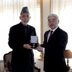 حامد کرزی مدال سازمان اجتماعی قزاقستان را کسب کرد