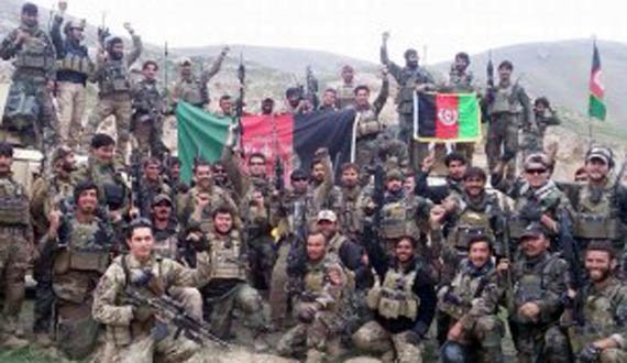 دندغوری کاملاً به دست نظامیان افغان افتاد