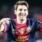 مسی به رکورد رونالدو رسید