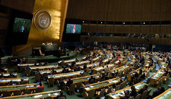 نمایندگان افغان به خاطر پاکستان کنفرانس مجمع عمومی سازمان ملل را ترک کردند
