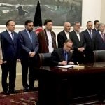 امضاء قرارداد لین برق ۲۲۰ کیلوولتی بامیان