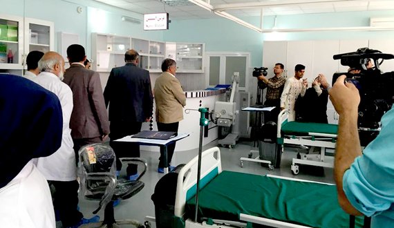 تجهیز بخش ICU بیمارستان مرکزی هرات