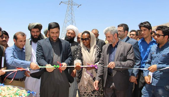 استقبال بیجا شدگان شیدایی از افتتاح شبکه آبرسانی