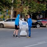 روبات روسی، دل به خیابان زد