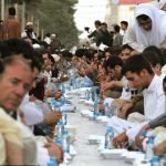 طولانی‌ترین سفره رمضانی در هرات پهن شد