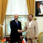 دیدار حنیف اتمر با مقام‌های بلند رتبه ایرانی