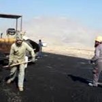 کار آسفالت جاده امام شش نور آغاز شد