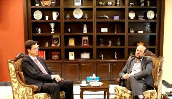 دیدار سفیر آلمان با تاج محمد جاهد