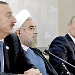 دیدار روحانی با الهام علی اف و پوتین در باکو