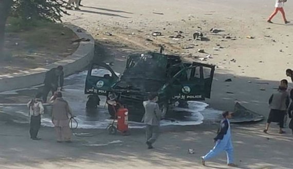 کشته شدن یک پولیس در اثر انفجار ماین مغناطیسی در کابل