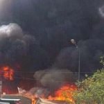 کابل امروز گواه یک آتش سوزی وسیع بود