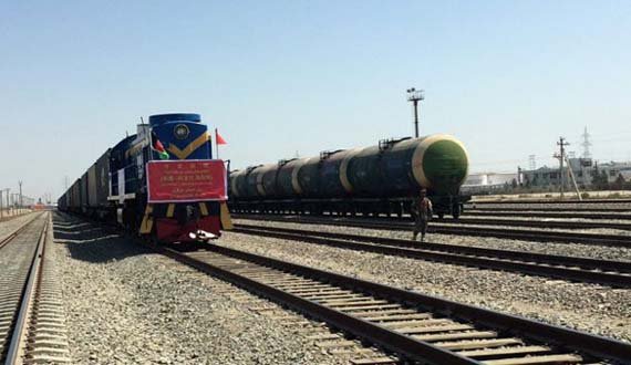 اولین محموله تجارتی به وسیله قطار از چین به افغانستان رسید