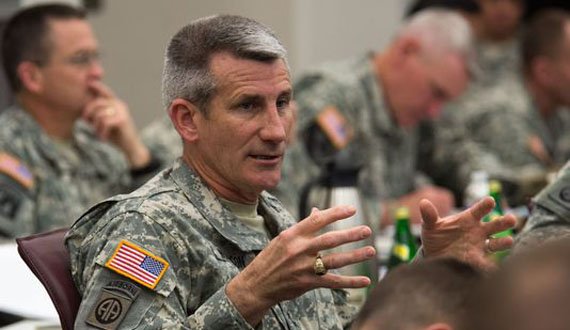 نیکلسون: به نابودی داعش در افغانستان ادامه می‌دهیم