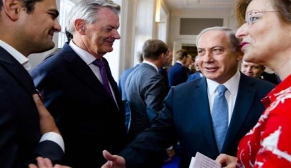 خودداری عضو پارلمان هلند از دست دادن با نتانیاهو