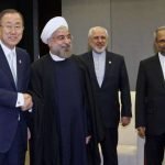 دیدار حسن روحانی و بان کی مون پیرامون اوضاع سوریه