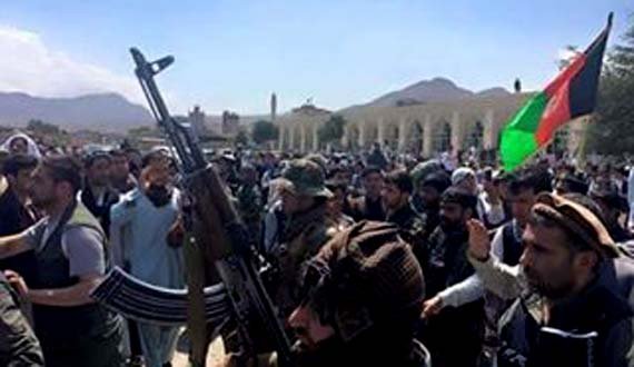درگیری در مراسم خاک سپاری مجدد حبیب الله کلکانی