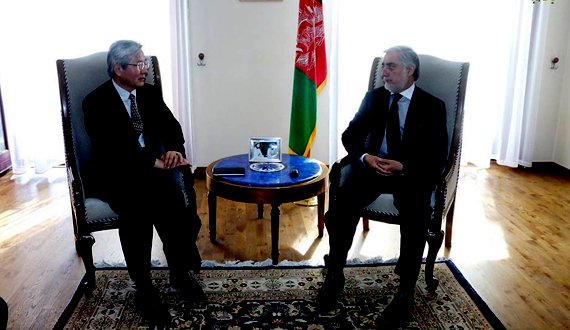 دیدار رییس اجراییه با فرستاده ویژه سازمان ملل متحد برای افغانستان