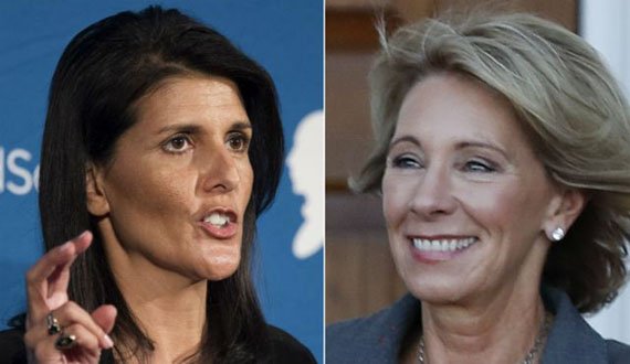 دو پست مهم کابینه در دولت ترامپ به زنان داده شد