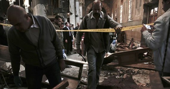 قبطی‌های قاهره قربانی تروریسم در کلیسا شدند