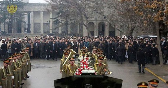 برگزاری مراسم تشییع جنازه رییس شورای عالی صلح