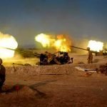 آغاز موشک پراکنی‌های نظامیان پاکستانی به ولسوالی کنر