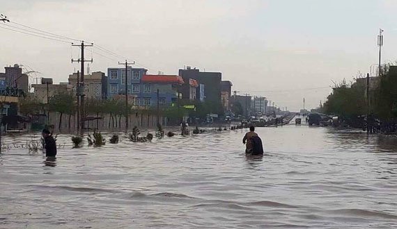 هرات غرق در سیلاب شدید