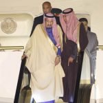 کاروان پادشاه عربستان سعودی به جاپان رسید