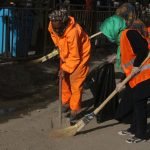 بانوان هراتی به پاک‌کاری شهر پرداختند
