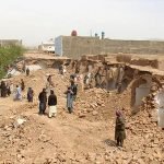 بی سرنوشتی کار ساخت دکان های تخریب شده در حومه مسجد جامع هرات