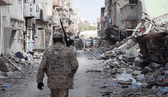 جان باختن بیش از ۱۴۰ نفر در حمله به یک پایگاه هوایی در لیبی