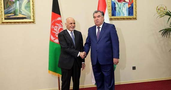 روسای جمهور افغانستان و تاجیکستان دیدار کردند