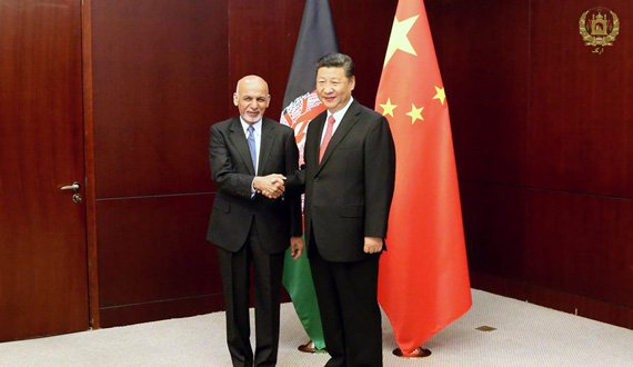 رییس‌جمهور غنی با رییس‌جمهور چین ملاقات کرد
