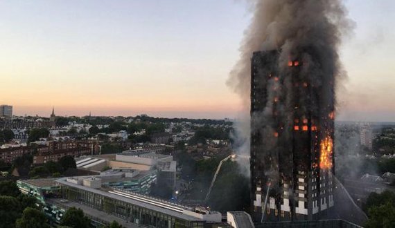 شمار قربانیان آتش‌سوزی لندن به ۶۰ نفر رسید