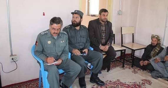رایزنی پولیس با ساکنان ولسوالی کشک رباط سنگی هرات