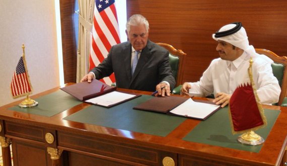 واشنگتن و دوحه یک تفاهم‌نامه مبارزه با هراس‌افگنان را امضا کردند