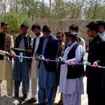 سنگ تهداب سر بند روستای نوده فراه گذاشته شد