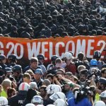 برپایی تظاهرات در حاشیه نشست گروه ۲۰