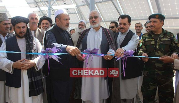 بهره برداری از سیستم آبرسانی در ولایت فراه