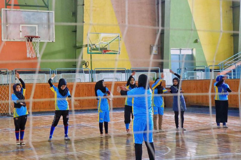 مسابقات والیبال جام تقدیر از بانوان قهرمان در ولایت هرات برگزار شد