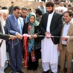 تهداب ۲ کانال آبیاری در غوریان گذاشته شد